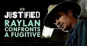 Raylan Confronts a Fugitive - Scene | Justified | FX