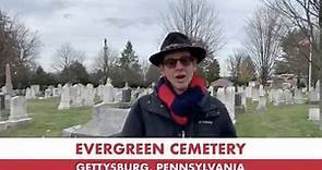 The Spot of Lincoln's Gettysburg Address in the Evergreen Cemetery: Gettysburg Remembrance Day 2020