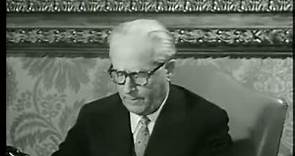 Messaggio di Fine Anno del Presidente della Repubblica - 1960 - Giovanni Gronchi [31.12.1960]