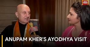 Anupam Kher Exclusive | Anupam Kher Arrives In Ayodhya For Ram Mandir Inauguration