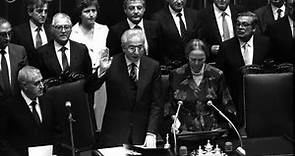 3 Luglio 1985 - Francesco Cossiga presta giuramento come Presidente della Repubblica