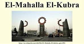 El-Mahalla El-Kubra