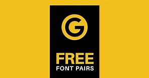 5 FREE Google Font Pairs You Need!