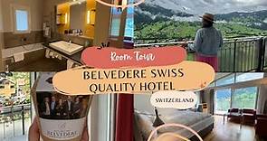 Grindelwald Switzerland: Belvedere Swiss Quality Hotel Executive Room Tour with Eiger Mountain View