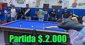 GERSON MARTÍNEZ VS MONITO | Billar Los Amigos Campeonato $.2000
