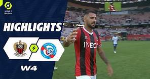 OGC NICE - RC STRASBOURG ALSACE (2 - 0) - Highlights - (OGCN - RCSA) / 2023-2024