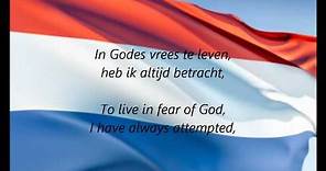 Dutch National Anthem - "Het Wilhelmus" (NL/EN)