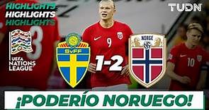 HIGHLIGHTS | Suecia 1-2 Noruega | UEFA Nations League 2022 - J2 | TUDN