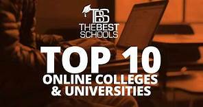 Top 10 Online Colleges & Universities from TheBestSchools.org