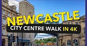 Newcastle Upon Tyne | City Centre Walk (2023) | In 4K