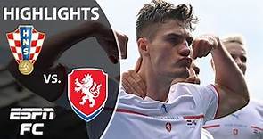 CONTROVERSY?! Patrik Schick & Perisic score in Croatia-Czech Republic draw | Highlights | ESPN FC