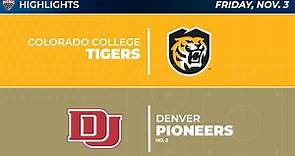 11/3/23 - Colorado College at Denver Highlights