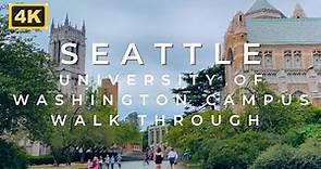 [4K] Seattle UW, University of Washington Campus Walk Through