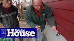 How to Replace an Outdoor Faucet with a Frost-Proof Sillcock | This Old House