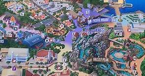 2021 Disney California Adventure Park Guide Map