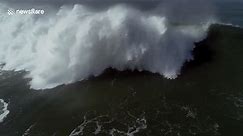 British surfer engulfed by giant wave in terrifying wipeout off Portugal