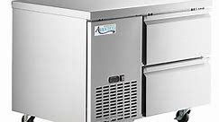 Avantco SS-UD-1RA 44" Stainless Steel Two Drawer Extra Deep Undercounter Refrigerator