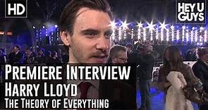 Harry Lloyd Interview - The Theory of Everything Premiere