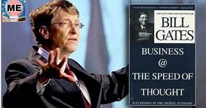 Business @ the speed of Thought l Bill Gates l Book Summary