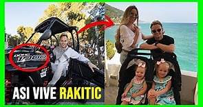 ASI VIVE IVAN RAKITIC CON SU LINDA ESPOSA E HIJAS, SU AUTO,SU MANSION ¿JUGÓ CON LA SELECCIÓN SUIZA?