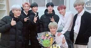 【BTS防彈少年團】成員幫Jimin驚喜慶祝生日　爸爸送上慶生花束