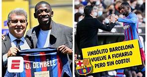 FIN DE LA NOVELA Dembélé firmó nuevo contrato con el Barcelona. Xavi se sale con la suya | LaLiga