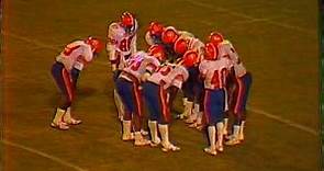 Valdosta State College Blazers vs. Savannah State Tigers, September 24, 1983.