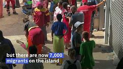 Italian island struggles to tackle migrant surge, doubling population