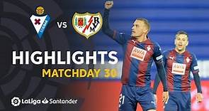Highlights SD Eibar vs Rayo Vallecano (2-1)