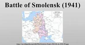 Battle of Smolensk (1941)