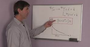 Equation for the Decay Process of Strontium-90 : Physics & Science Lessons