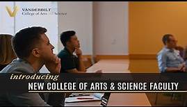 Introducing New College of Arts & Science Faculty