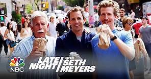 Seth and Josh Meyers Go Day-Drinking in Brooklyn - Late Night with Seth Meyers