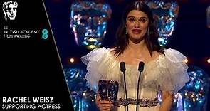 Rachel Weisz Wins Supporting Actress for The Favourite | EE BAFTA Film Awards 2019