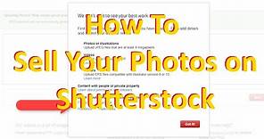 How To Sell Photos Online with Shutterstock