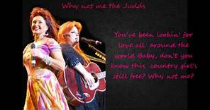 Why not me The Judds with Lyrics.