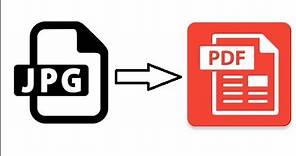 How To Convert JPG To PDF In Windows 10