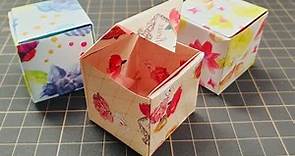 實用的禮物盒 | 手作紙盒 | 愉樂生活|DIY 禮物盒 | 摺紙 |