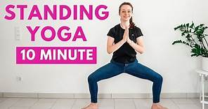 10 MIN STANDING YOGA STRETCH | Yoga Without Mat | Yoga with Uliana