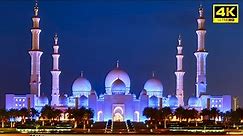 Sheikh Zayed Grand Mosque Abu Dhabi, Day & Night Views Full Tour in 4K (World's Beautiful Mosque)