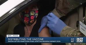 Distributing the COVID-19 vaccine in Arizona
