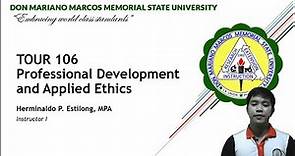 Professional Development and Applied Ethics (Module 1)