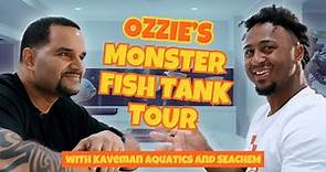 Ozzie Albies' Monster Fish Tank Tour with Kaveman Aquatics and Seachem