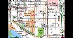 map of San Diego California