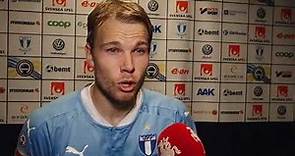 Intervju med Oscar Lewicki efter MFF - IFK Göteborg