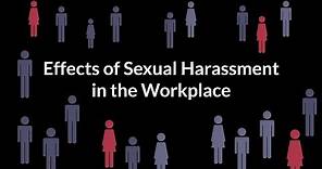Effects of Sexual Harassment in the Workplace | 360training
