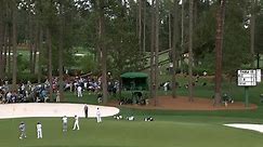 Storms bring down trees at Masters as second round is suspended