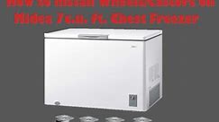 How to install castors/wheels on Costco Midea Chest freezer