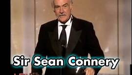 Sir Sean Connery Accepts AFI Life Achievement Award in 2006
