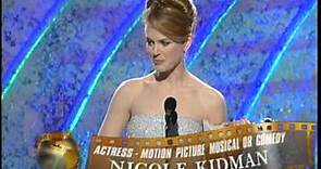 Golden Globes 1996 Nicole Kidman Best actress